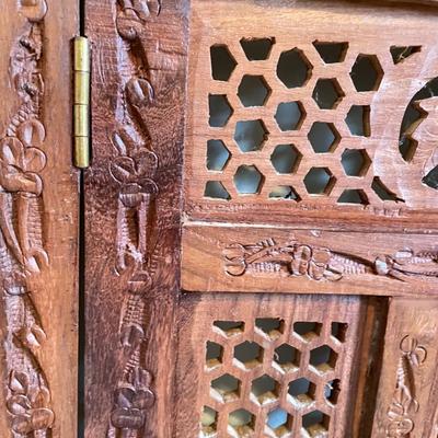 Carved Solid Wood Floor Screen (BGB-SS)