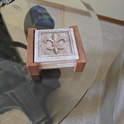 Coasters with stand