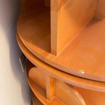 Four-Tier Levenger Carousel Bookcase/Reading Desk (BGB-SS)