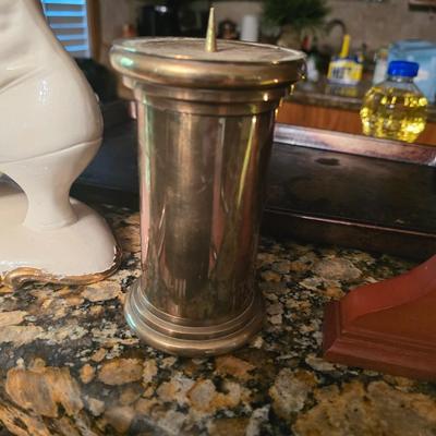 Brass candle holder