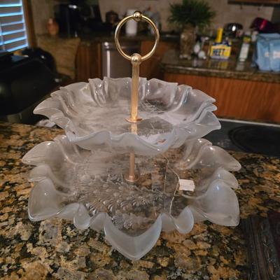 Christmas candy dish