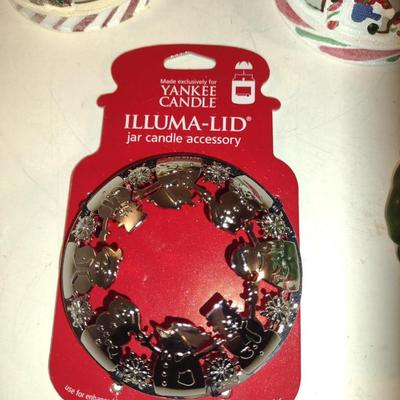 Collection of Illuma-Lid Accessories for Yankee Jar Candles