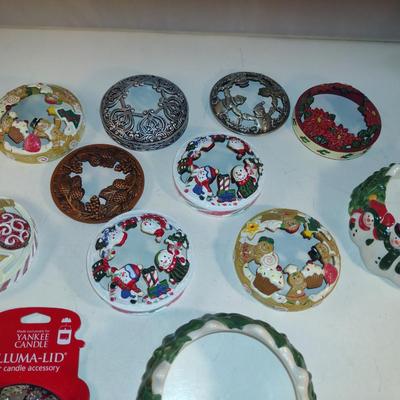 Collection of Illuma-Lid Accessories for Yankee Jar Candles