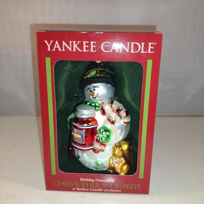 Yankee Candle Christopher Snowbrite Holiday Ornament with Original Box