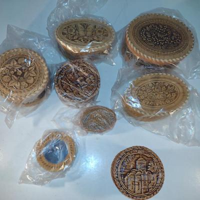 Assortment of Embossed Trinket Boxes