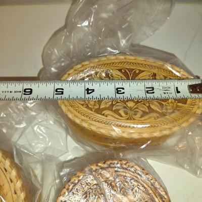 Assortment of Embossed Trinket Boxes