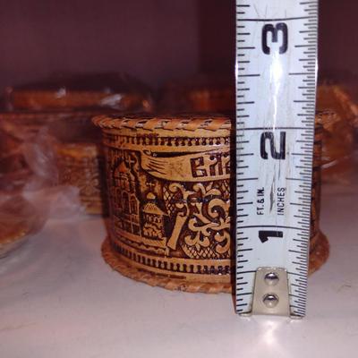 Assortment of Embossed Trinket Boxes