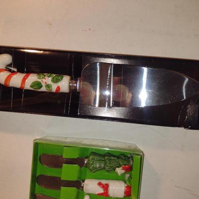 Christmas Design Spreaders and Spatula