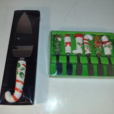 Christmas Design Spreaders and Spatula