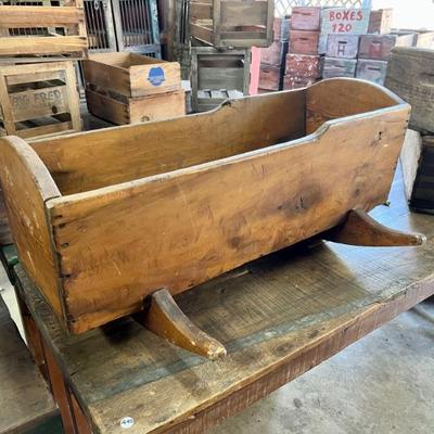 Sale Photo Thumbnail #170: Antique Baby Cradle