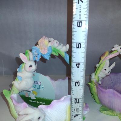 Pair of Easter Jubilee Flower Baskets