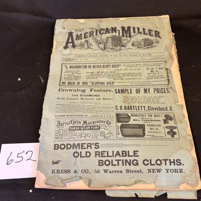 1892 The American Miller Paper