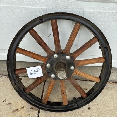 Vintage Ford Wooden Spoked Wheel