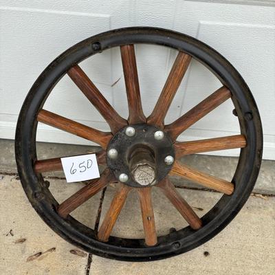 Vintage Ford Wooden Spoked Wheel