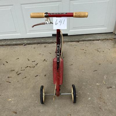 Vintage Kick and Go Scooter