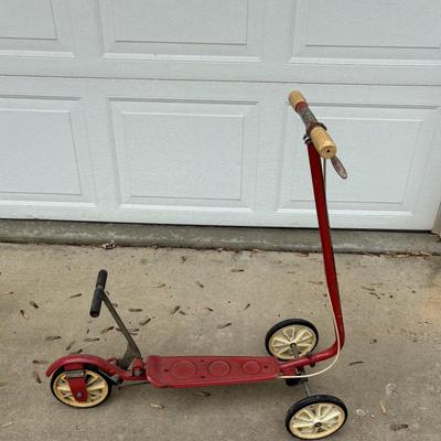Vintage Kick and Go Scooter