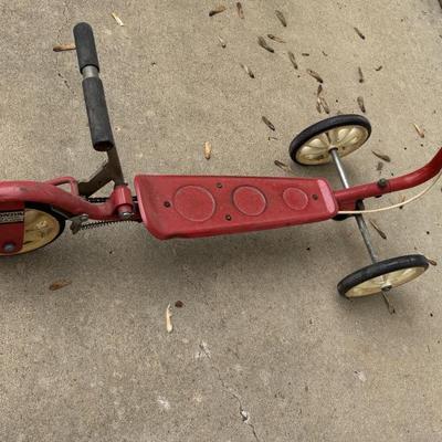 Vintage Kick and Go Scooter