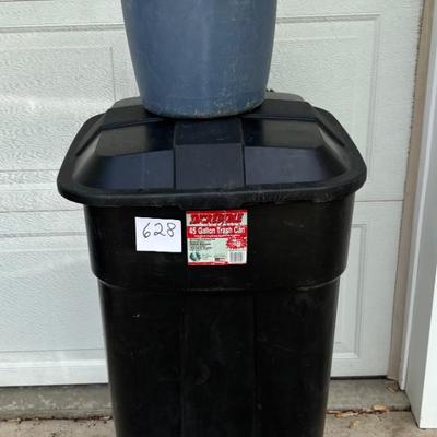 Trash Can and Bucket