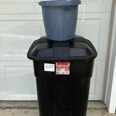 Trash Can and Bucket