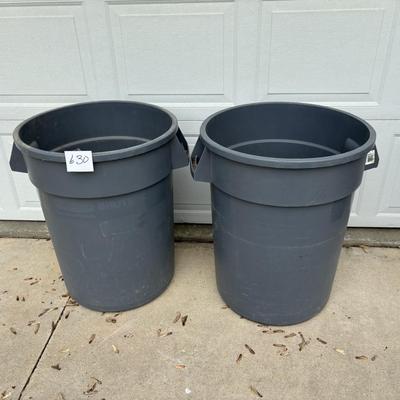 Rubbermaid Brute Trash Cans