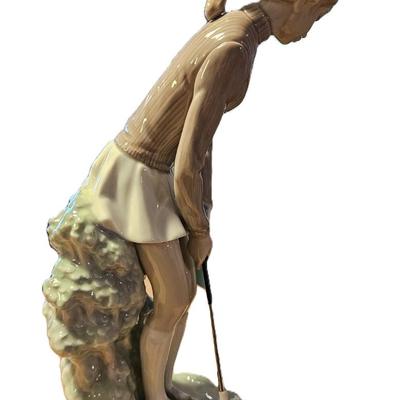 Retired Lladro Lady Golfer, #4851