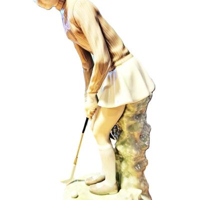 Retired Lladro Lady Golfer, #4851