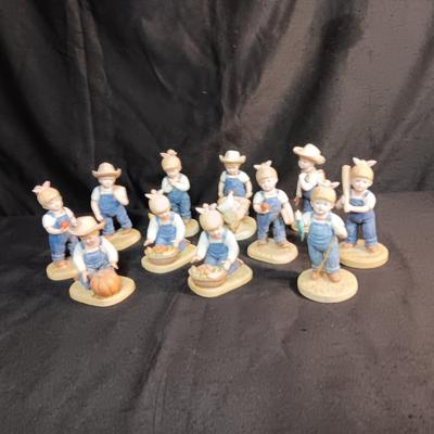 DENIM DAYS FIGURINES BY HOMCO