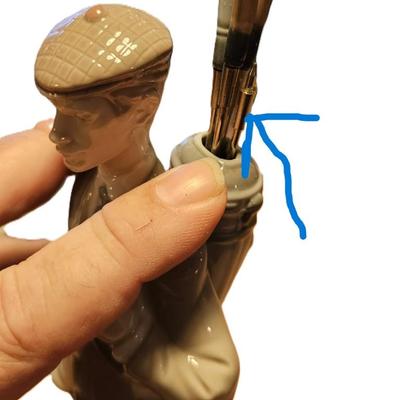 Retired Lladro Golf Pose, #5301