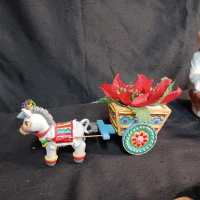 HOUSE OF LLOYDS HORSE AND CART, SMALL NORITAKE BASKETS AND MORE