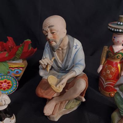 HOUSE OF LLOYDS HORSE AND CART, SMALL NORITAKE BASKETS AND MORE
