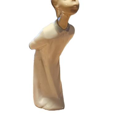 Retired Lladro Boy Blowing, #4869