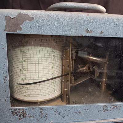 ANTIQUE BENDIX FRIEZ BAROGRAPH AERO-1927 U.S.N.