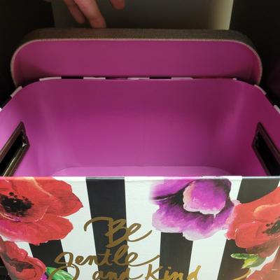 Decorative Floral Storage Boxes (BO-EL)