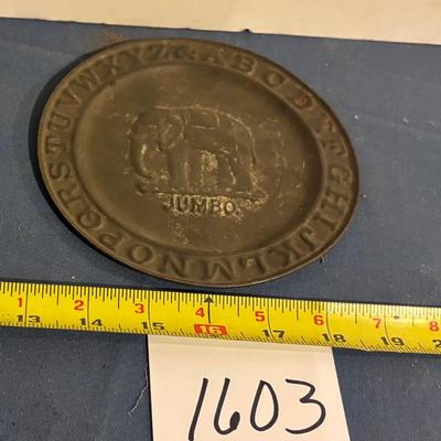 Vintage Child’s Tin Jumbo Plate