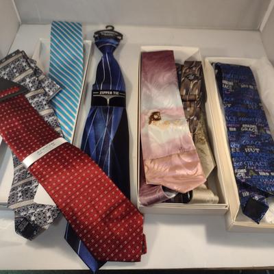 Collection of Neck Ties- Assorted Makers