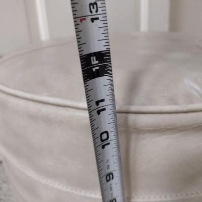 Round Footstool- Approx 17" in Diameter, 11" Tall
