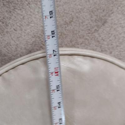 Round Footstool- Approx 17" in Diameter, 11" Tall