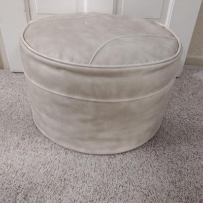Round Footstool- Approx 17" in Diameter, 11" Tall