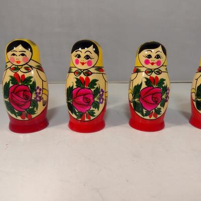 Collection of Russian Nesting Dolls- Four Sets (#1)