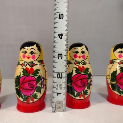 Collection of Russian Nesting Dolls- Four Sets (#1)