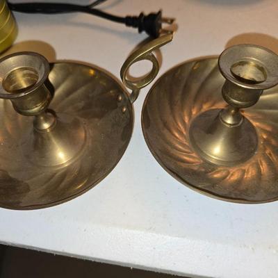 Candle holders brass