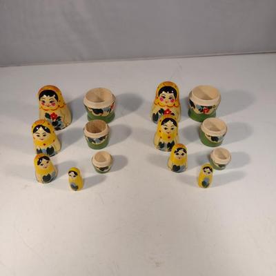 Russian Nesting Dolls- Two Sets (#3)