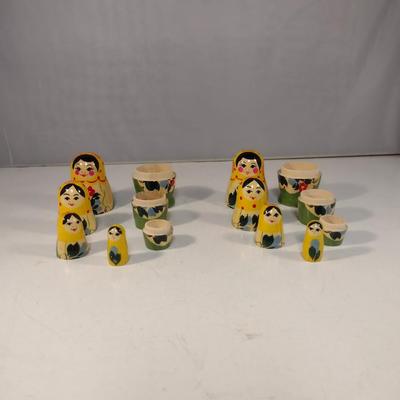Russian Nesting Dolls- Two Sets (#3)
