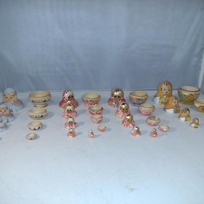 Collection of Russian Nesting Dolls (#16)