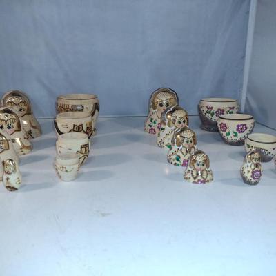 Russian Nesting Dolls- Two Sets (#18)