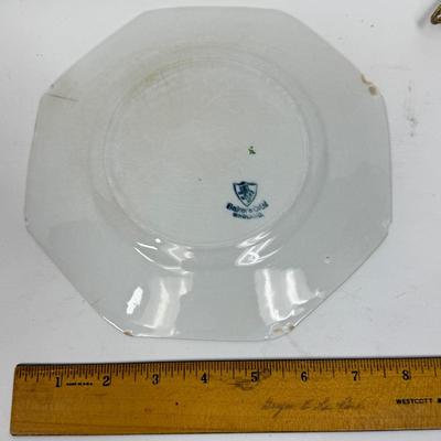 Octagon Ceramic China Fruit Plate