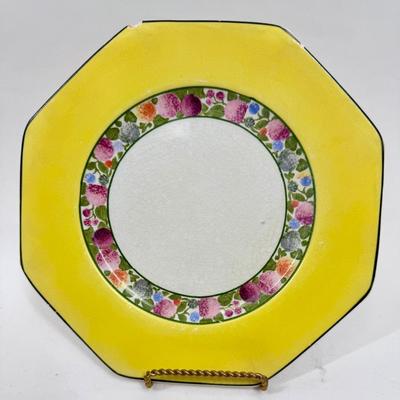 Octagon Ceramic China Fruit Plate