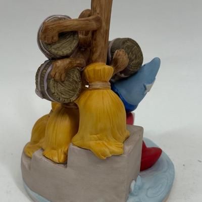 Vintage Disney Mickey with brooms Fantasia Heroes and Villains Ceramic Limited Edition