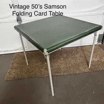 Vintage 1950's Samson Folding Card Table