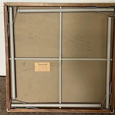 Vintage 1950's Samson Folding Card Table